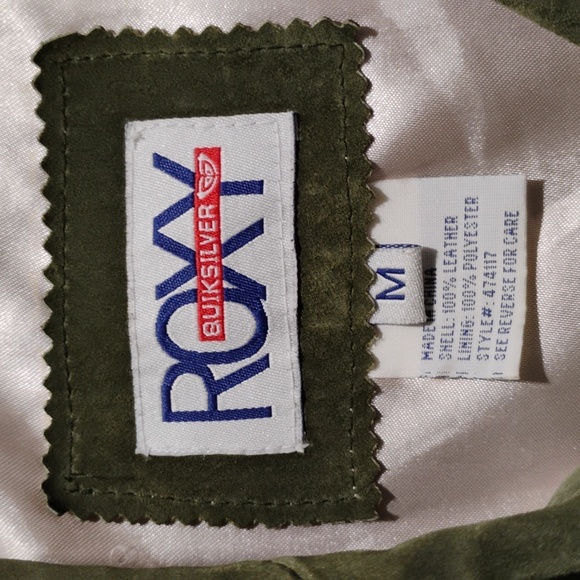 SALE! Quicksilver ROXY Genuine Leather Women's Jacket Sz.M - Picture 6 of 12